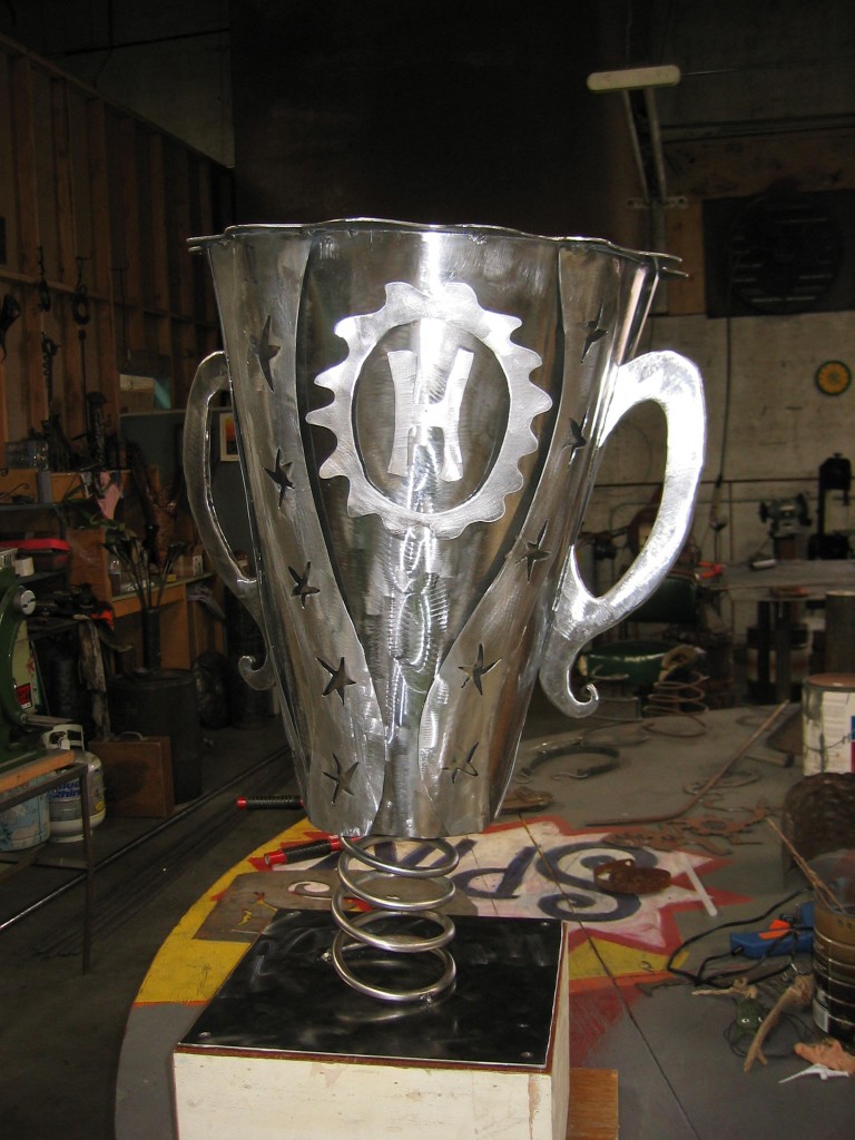 Front of Trophy