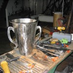 Trophy in process